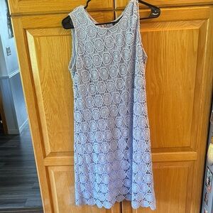 Elegant Lavender Lace Dress